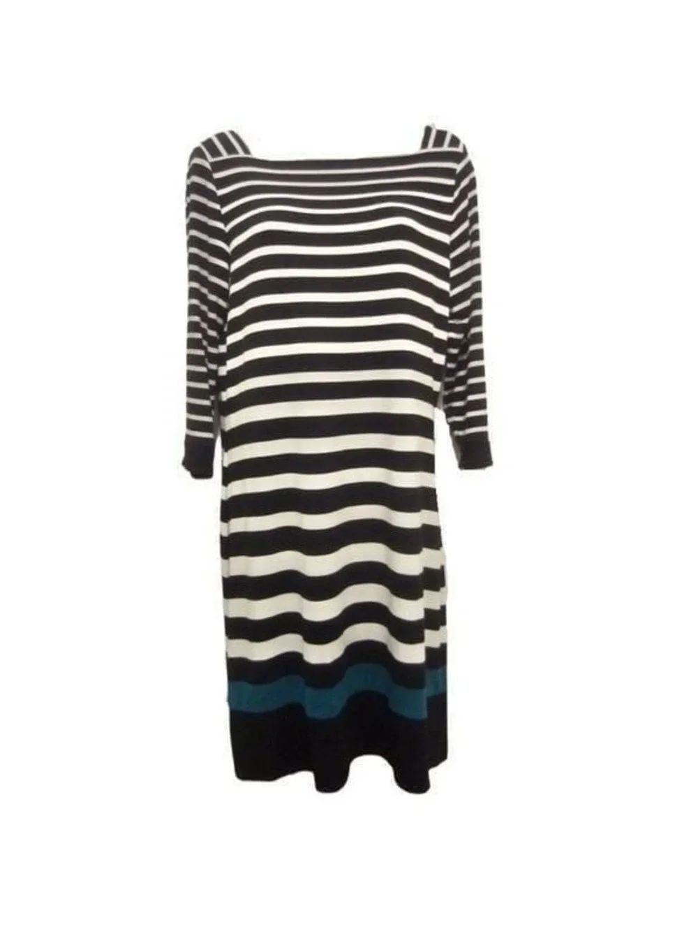 White House Black Market Striped Knit Dress Sz XS